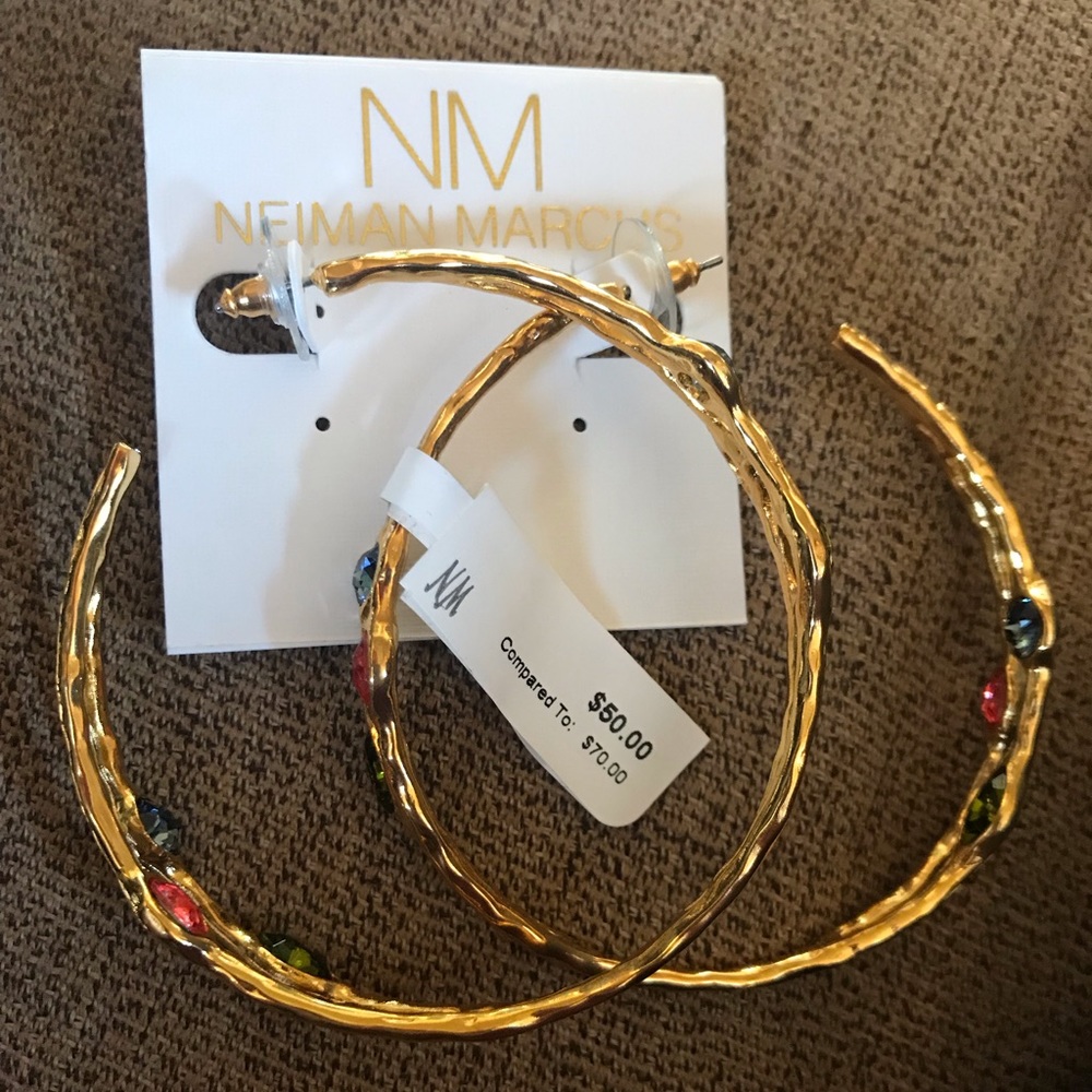 Neiman Marcus Hoop Earrings